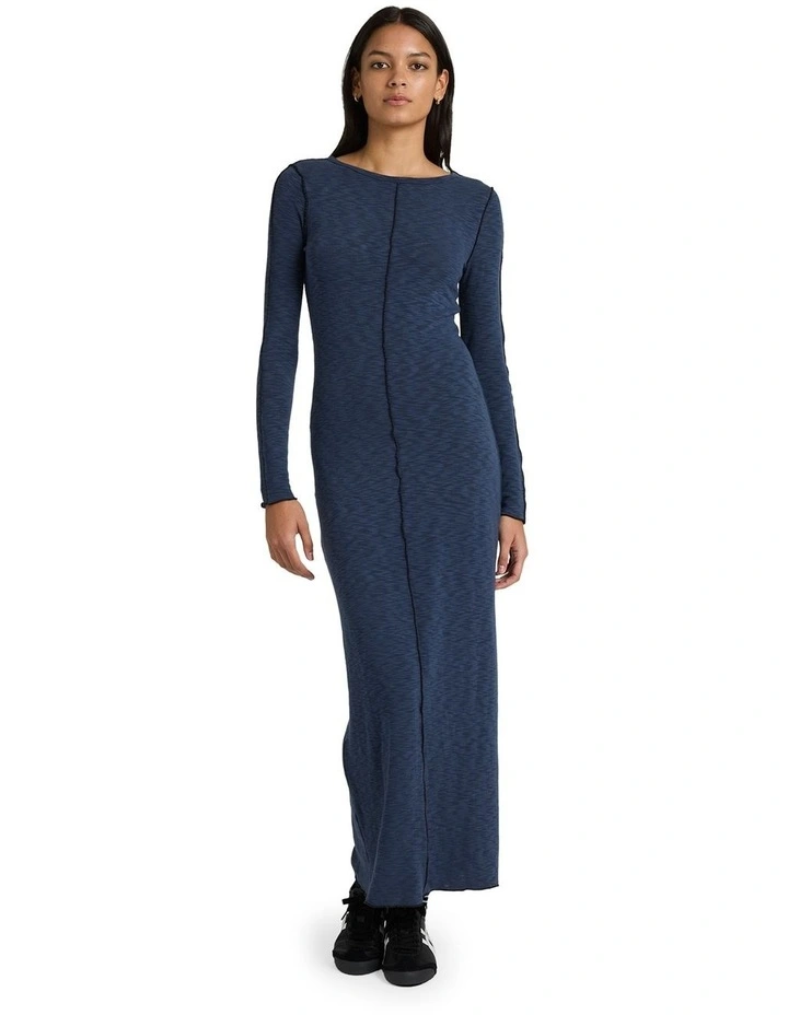 Mary Maxi Dress in Blue image 5