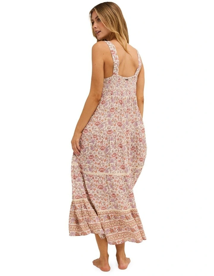 Forevermore Shine On Midi Dress in Light Pink Floral print image 2
