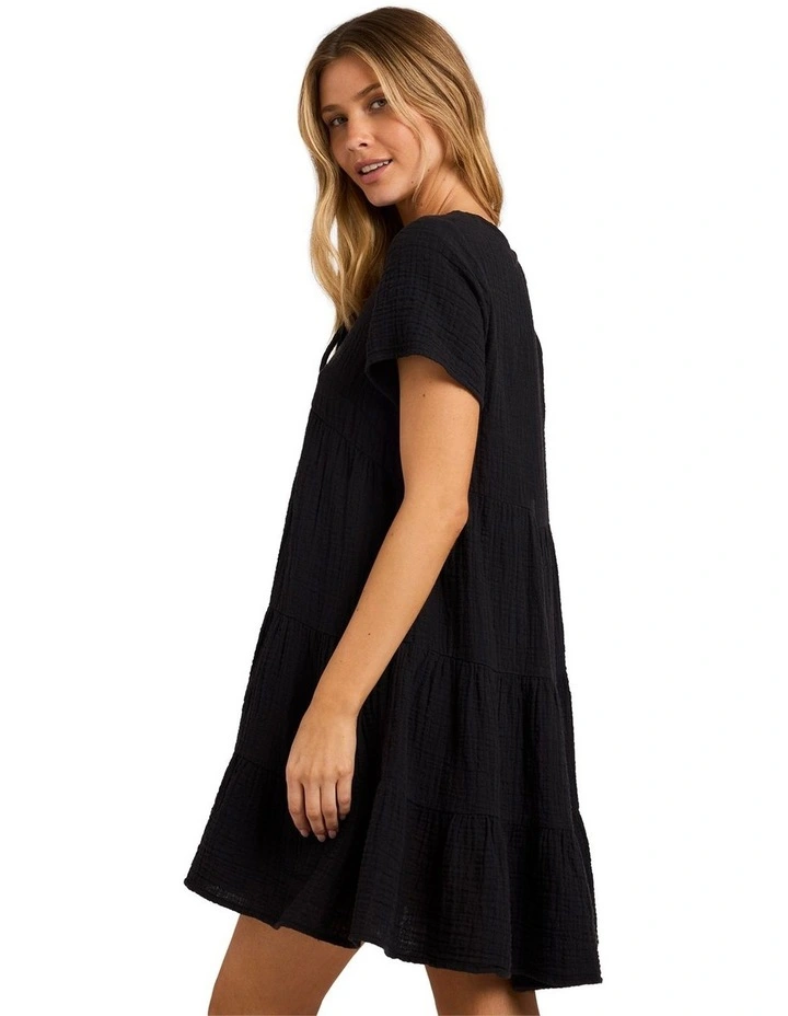Sutton Mini Dress in Washed Black image 2