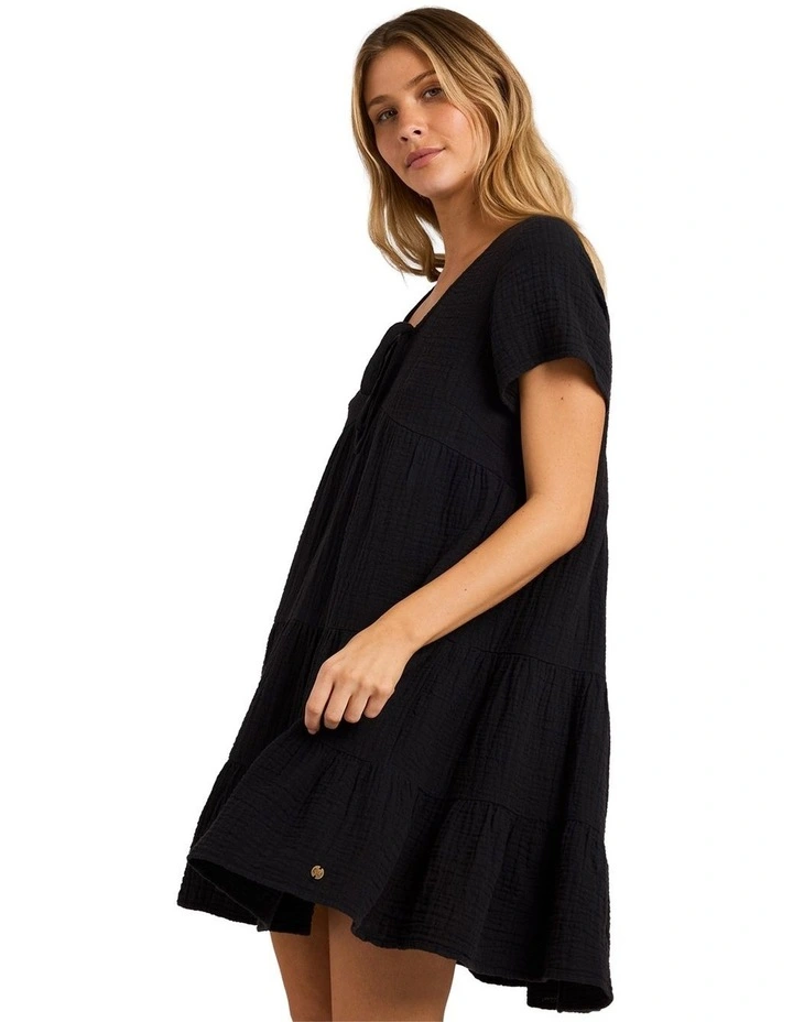 Sutton Mini Dress in Washed Black image 3