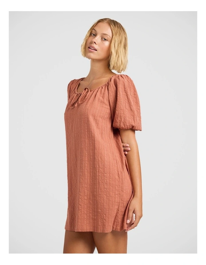 Costa Check Midi Dress image 3