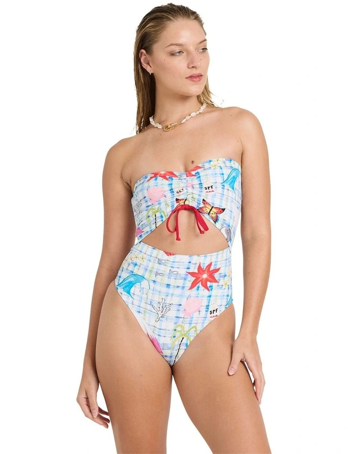 Lottie Hall One Piece Swimsuit in Multi image 1