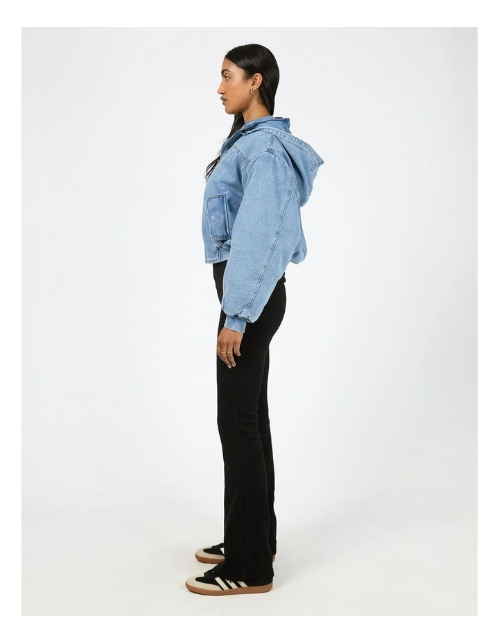 Brixton Denim Bomber in Blue image 6