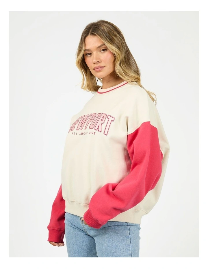 All About Eve Aria Box Crew Fashion Item Sweat Top 6476161.Nat / Natural image 4