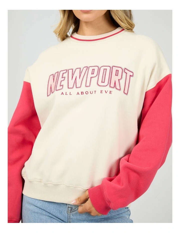 All About Eve Aria Box Crew Fashion Item Sweat Top 6476161.Nat / Natural image 5