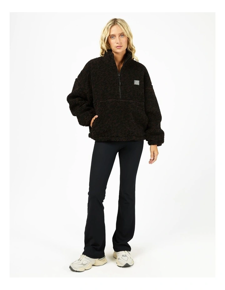 Into The Wild Fleece 1/4 Zip Jumper in Print image 5
