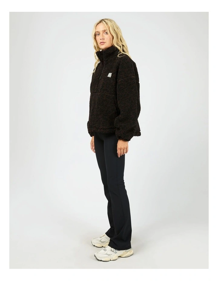 Into The Wild Fleece 1/4 Zip Jumper in Print image 6