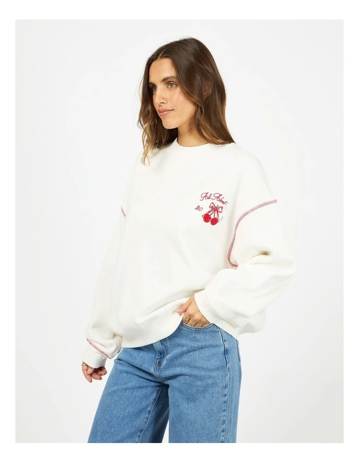 Dolce Box Crew in White image 3
