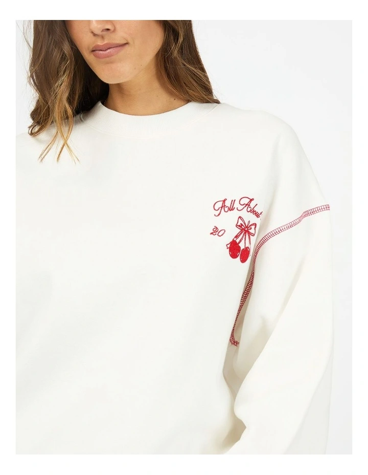 Dolce Box Crew in White image 4