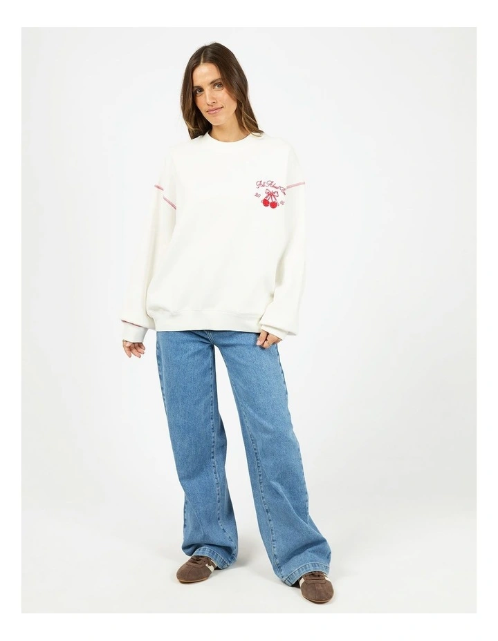 Dolce Box Crew in White image 5