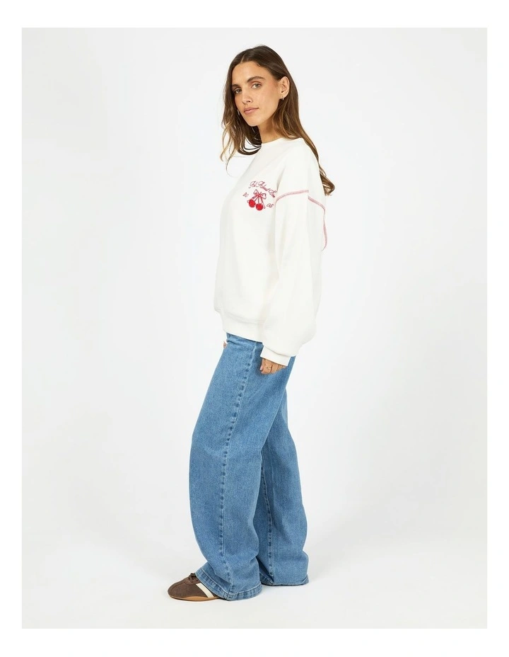 Dolce Box Crew in White image 6