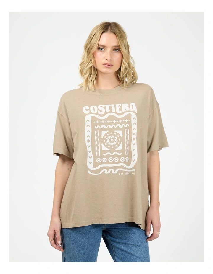 Costiera Relaxed Tee in Stone image 1
