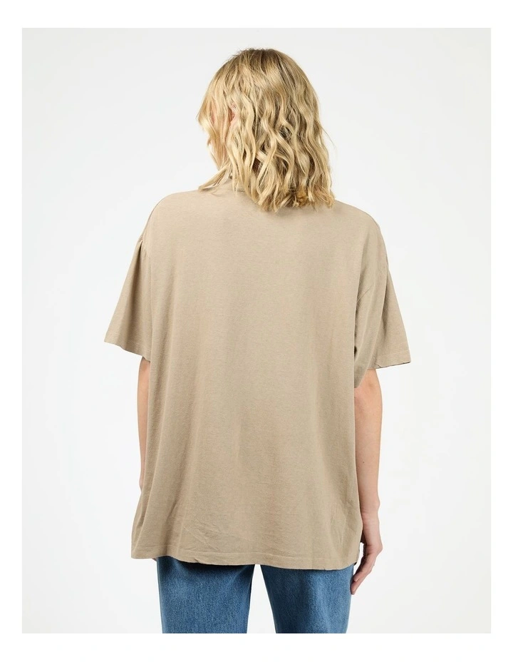 Costiera Relaxed Tee in Stone image 2