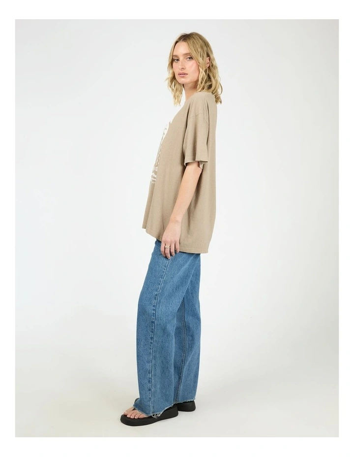 Costiera Relaxed Tee in Stone image 6