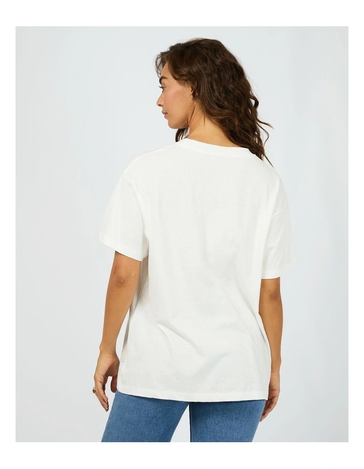 Amalfi Relaxed Tee in Vintage White image 2
