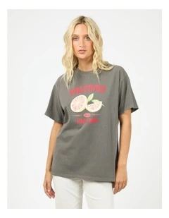 Palermo Relaxed Tee in Charcoal