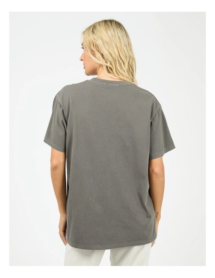 Palermo Relaxed Tee in Charcoal image 2
