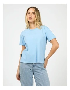 Aae Washed Tee in Blue