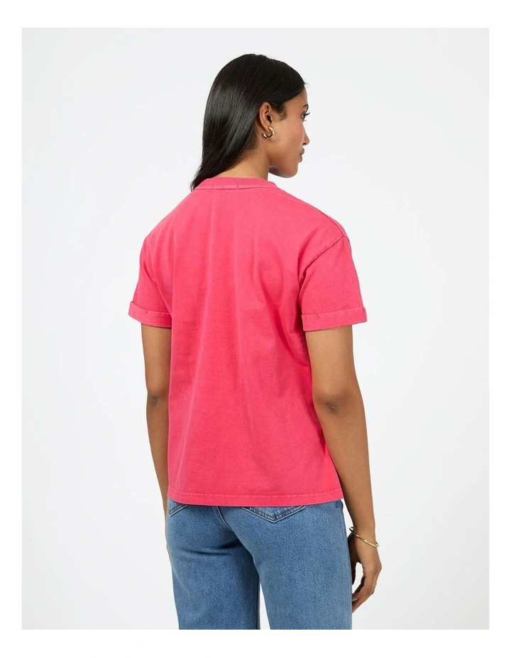 Aae Washed Tee in Pink image 2