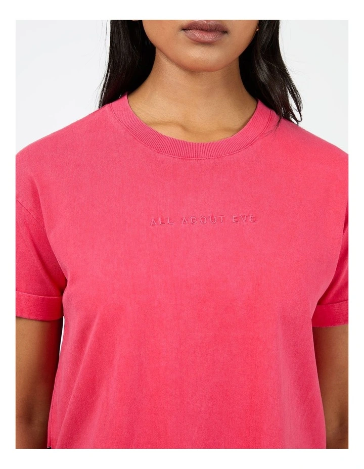 Aae Washed Tee in Pink image 4