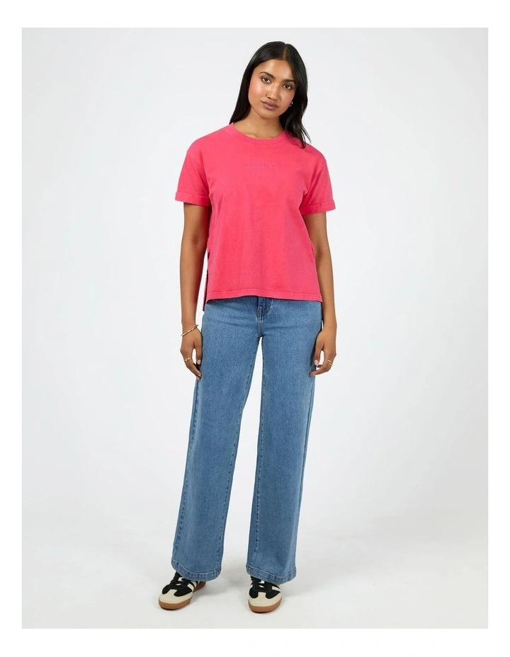 Aae Washed Tee in Pink image 5