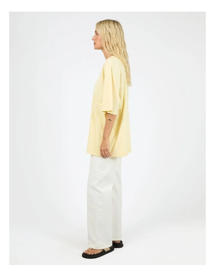 Hawaii Oversized Tee in Yellow image 6