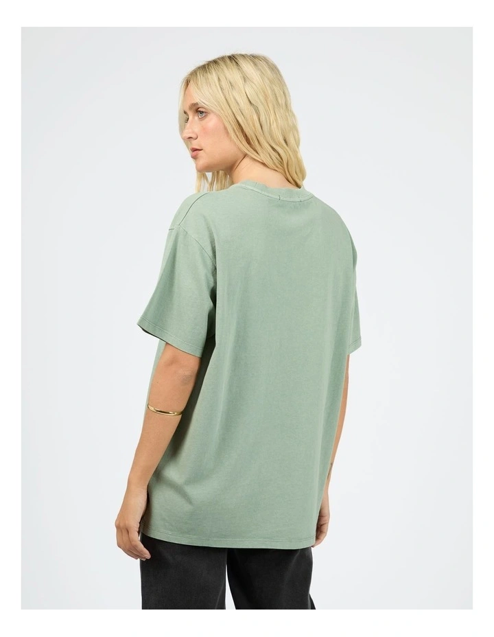 Giddy Up Relaxed Tee in Green image 2