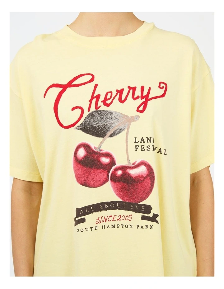 Pippa Relaxed 6476198 Tee in Yellow image 4