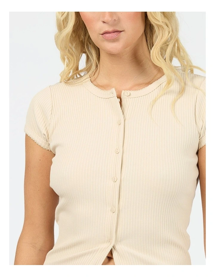 Bailey Knit 6476163 Top in Bone image 4