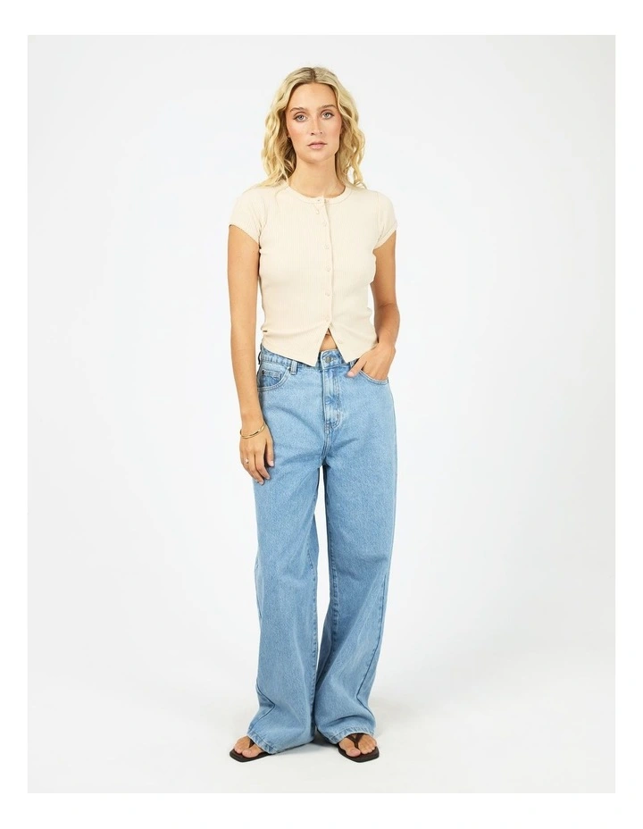 Bailey Knit 6476163 Top in Bone image 6