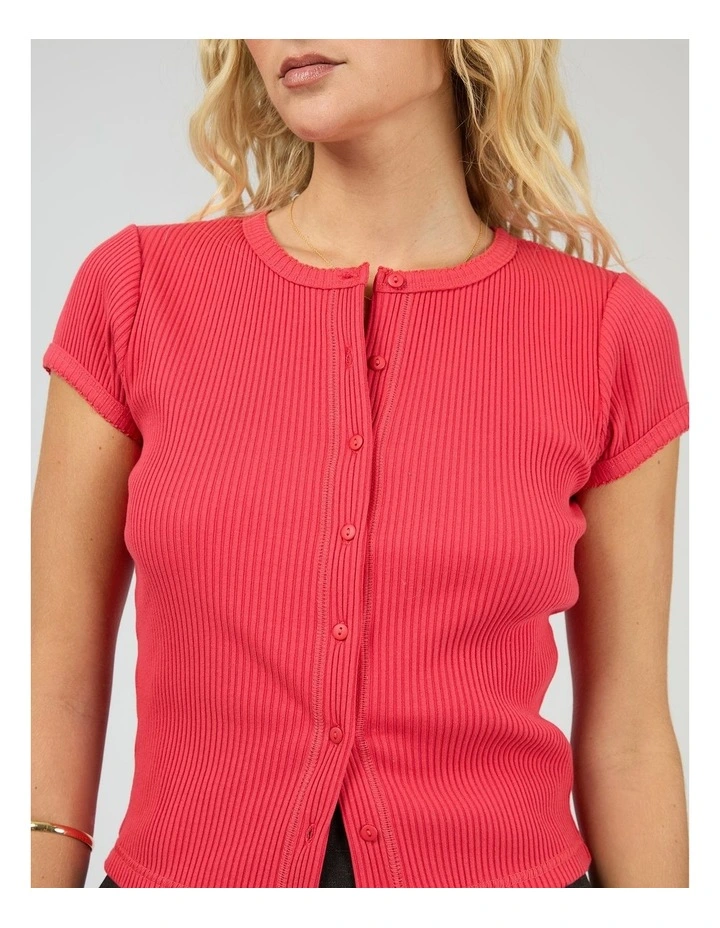 Bailey Knit Top 6476163 in Berry image 5