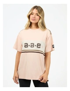 Wild Nation Relaxed Tee in Pink