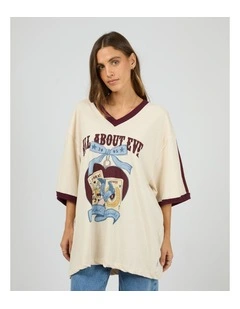 Sparks Oversized V-Neck Tee