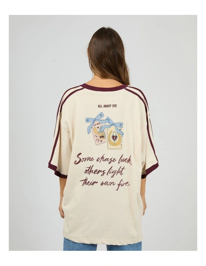 Sparks Oversized V-Neck Tee image 2