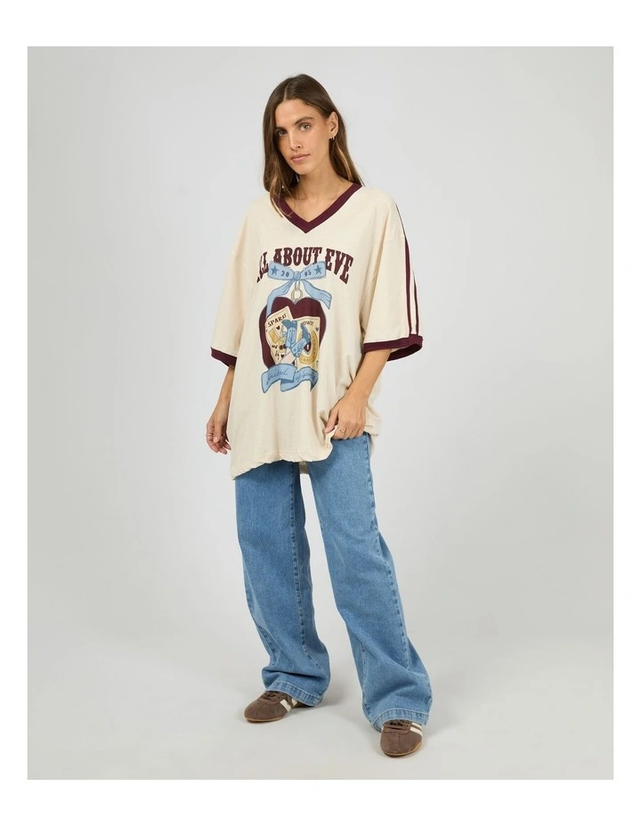Sparks Oversized V-Neck Tee image 3