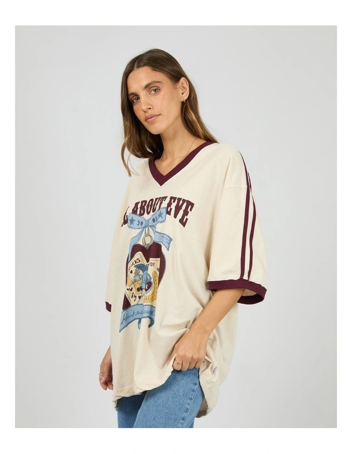 Sparks Oversized V-Neck Tee image 4