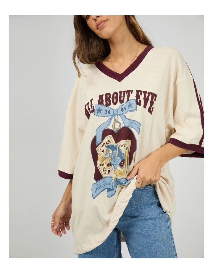 Sparks Oversized V-Neck Tee image 5