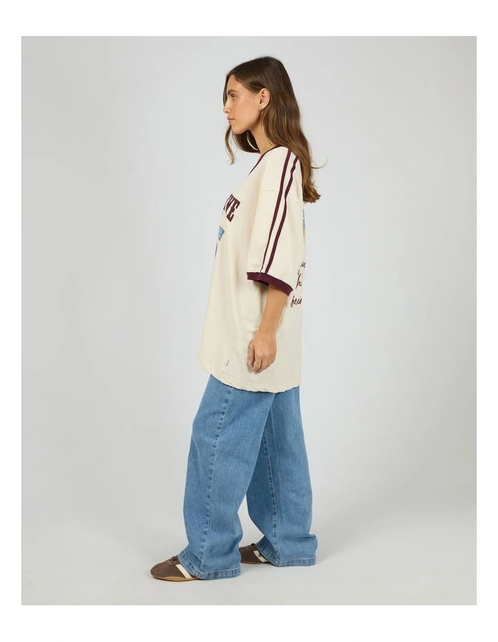 Sparks Oversized V-Neck Tee image 6