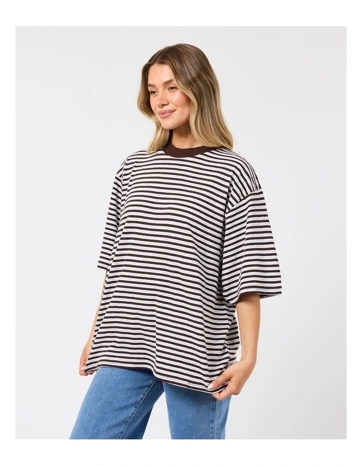 Winnie Oversized Stripe Tee image 3