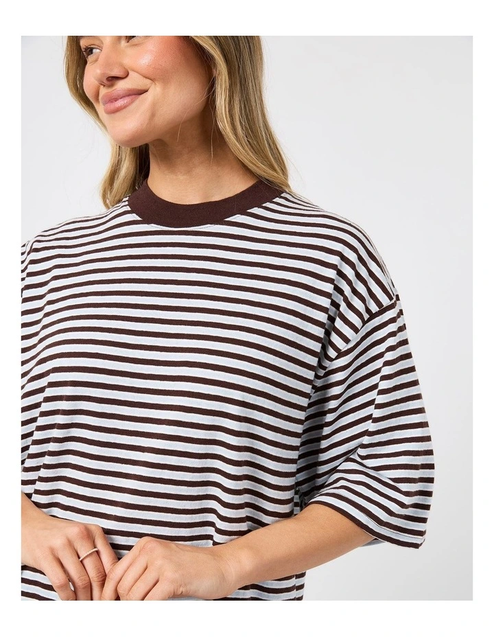 Winnie Oversized Stripe Tee image 4