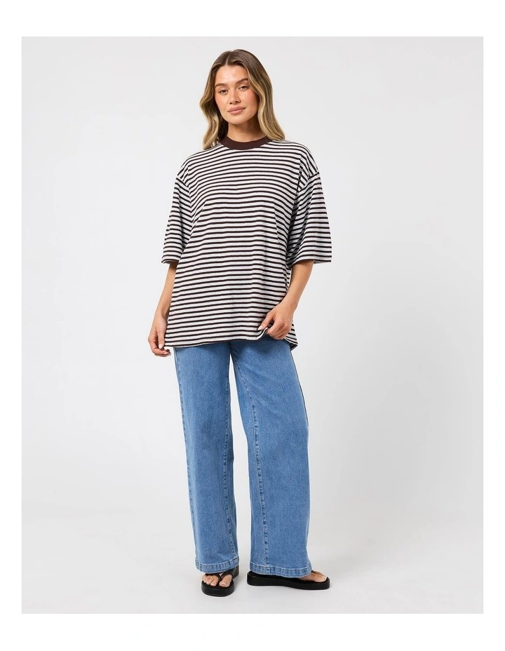 Winnie Oversized Stripe Tee image 5