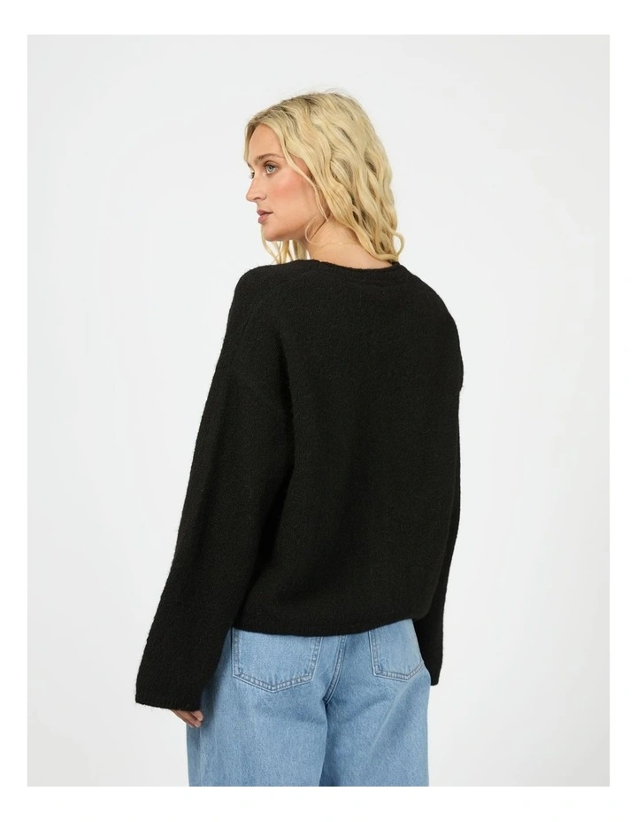 Nova Cardigan in Black image 2