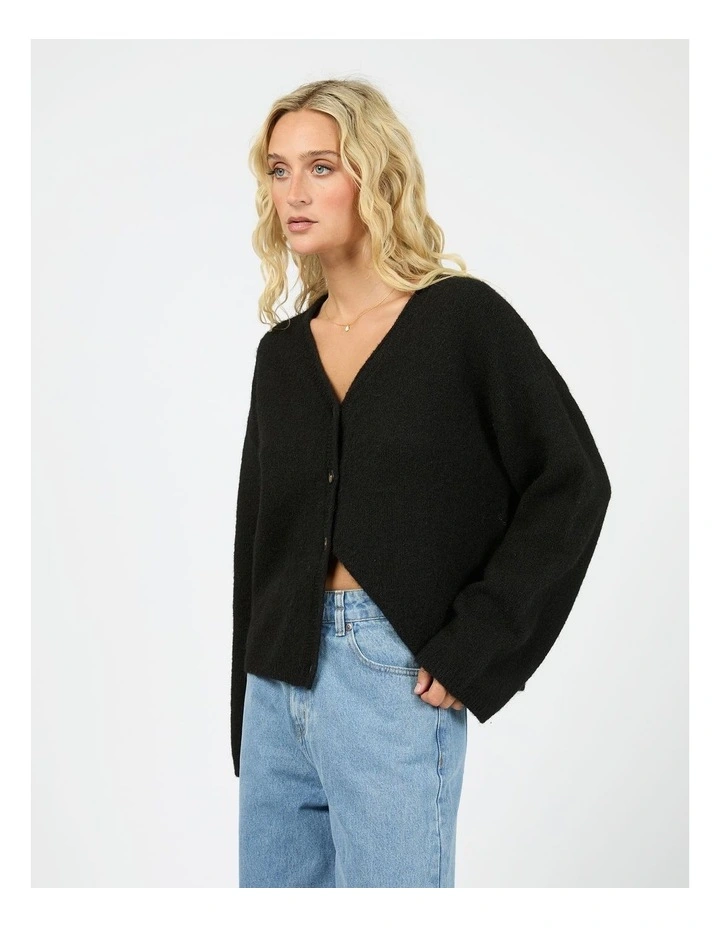 Nova Cardigan in Black image 4