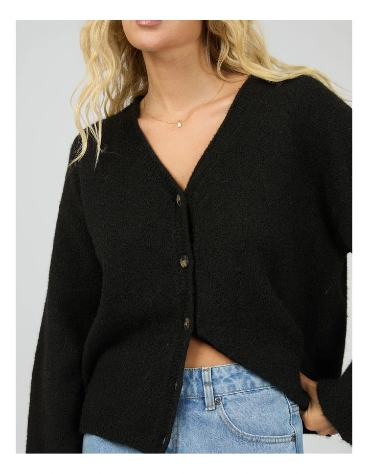 Nova Cardigan in Black image 5