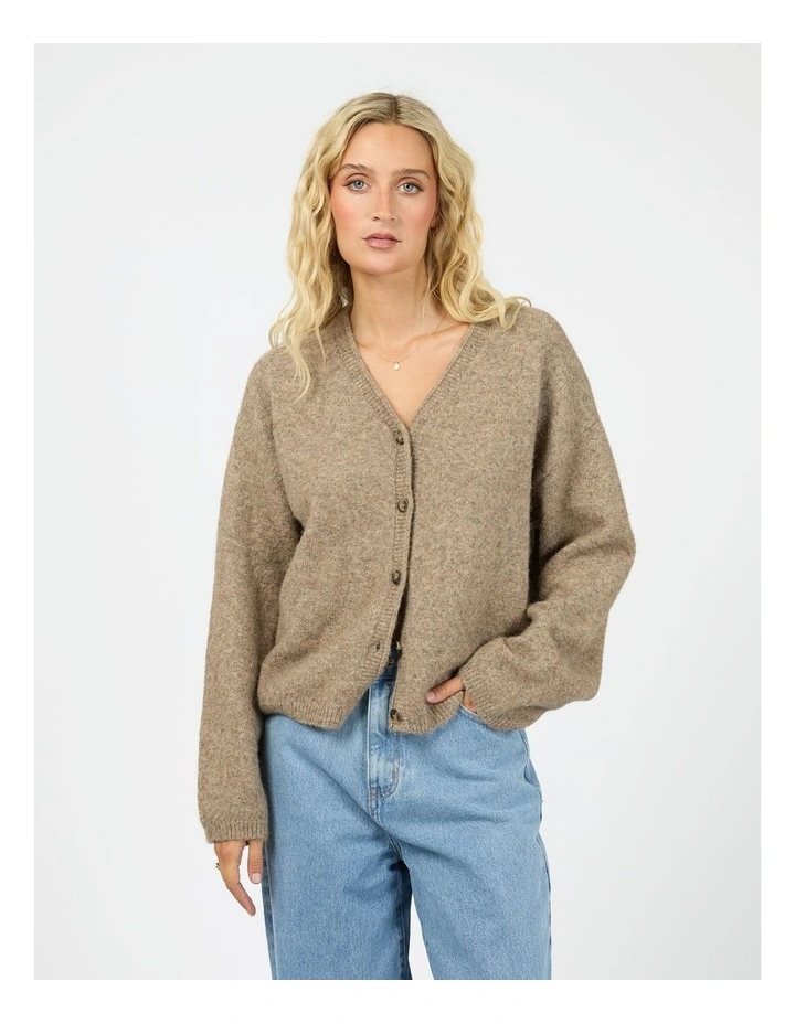 Nova Cardigan in Brown image 1