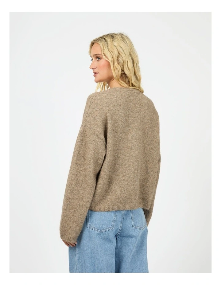 Nova Cardigan in Brown image 2