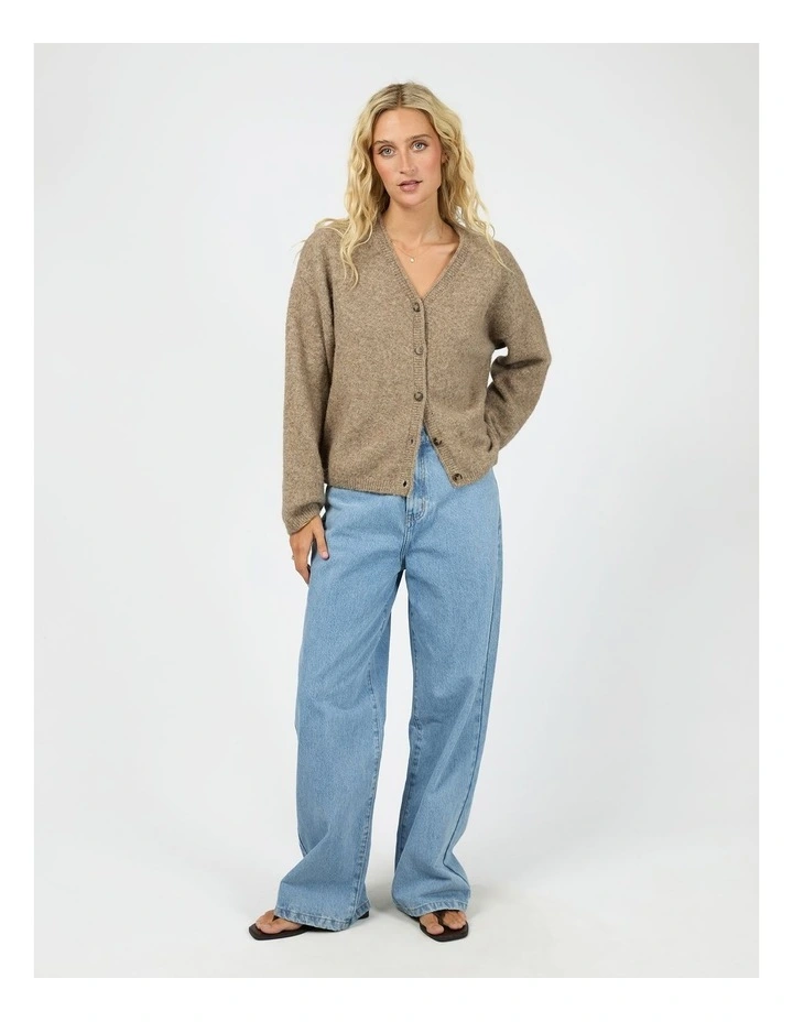 Nova Cardigan in Brown image 3