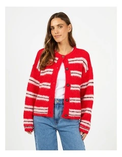 Livia Cardigan in Red