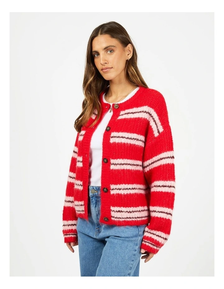 Livia Cardigan in Red image 3