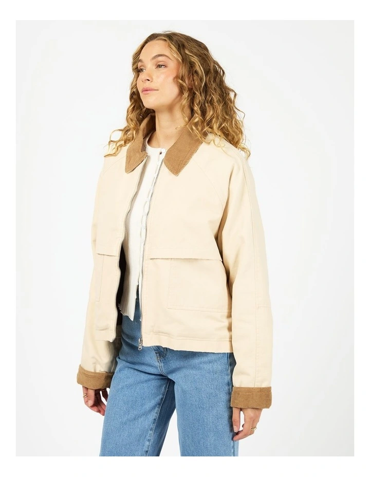 Chicago Jacket in Vanilla image 3